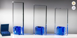 Skleněná plaketa v dárkové krabičce 68128